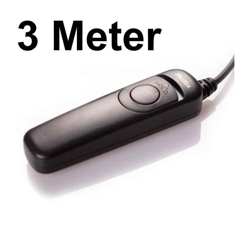 Kabelauslöser 3m Länge ersetzt Canon RS-60E3