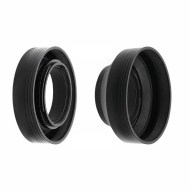 3-Stufen Gummi Gegenlichtblende für Objektive mit 52mm Filterdurchmesser 