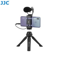 JJC SGM-V1 Richtmikrofon für DSLR- und Videokameras mit Zubehör