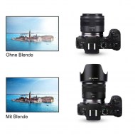 Sonenblende JJC LH-RF35F18 wie EW-52 zu Canon RF 35mm f/1.8 IS Macro ST