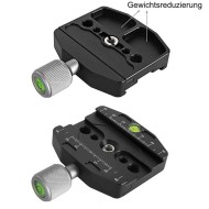 Grundplatte für Schnellwechselplatten zu Stativen und Kameras QR-70N Arca Swiss kompatibel