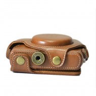 Retro Kameratasche braun für Sony RX100 I-VI, MK 1 bis MK 6