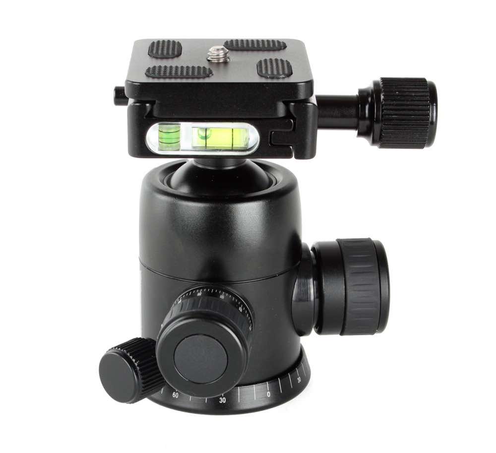 Triopo B-2 II Panorama-Kugelkopf für Stativ mit Wechselplatte