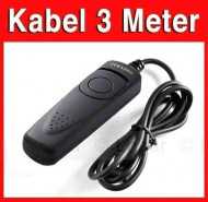 Kabelauslöser 3 Meter, Typ RS-60E3 für Canon Kameras EOS RP, R, 80D 90D 760D 850D u.a.