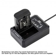 JJC DCH-ENEL15 USB Doppel Akku Ladegerät für Nikon Akku EN-EL15