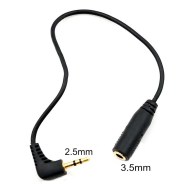 Kabel mit Buchse 3.5mm auf 2.5mm Klinken Stecker Adapter für Fernauslöser, Timer