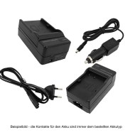 Akku Ladegerät mit Autoadapter für Akku Canon NB-13L