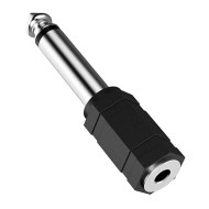 Audio-Adapter Klinke, 3,5-mm Buchse auf 6,5mm Stecker Mono